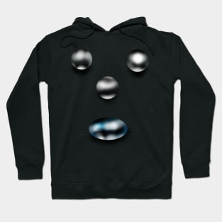 Droplets Face Hoodie